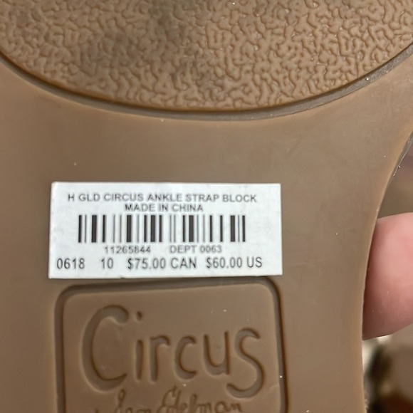 Sam Edelman Circus Ankle Strap Block Sandals - Picture 5 of 6